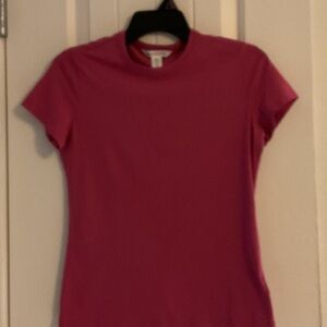 Athleta Vibrant Pink Short Sleeve Tee